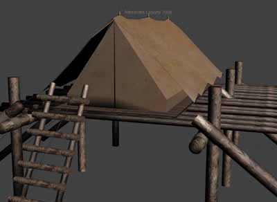 ConstructionTente Pilotis froissartage